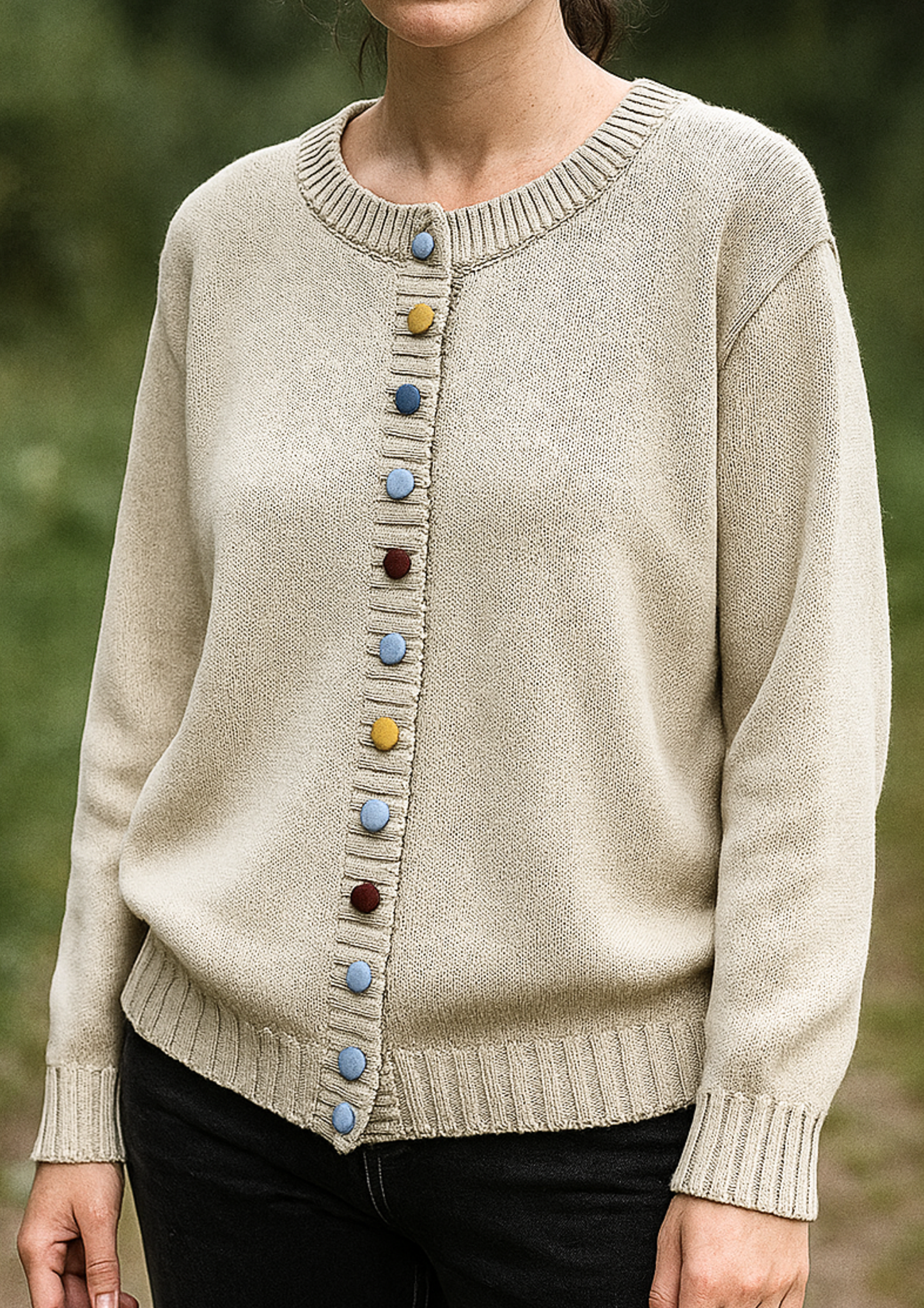 Lisa Comfortable & Stylish Cardigan - White