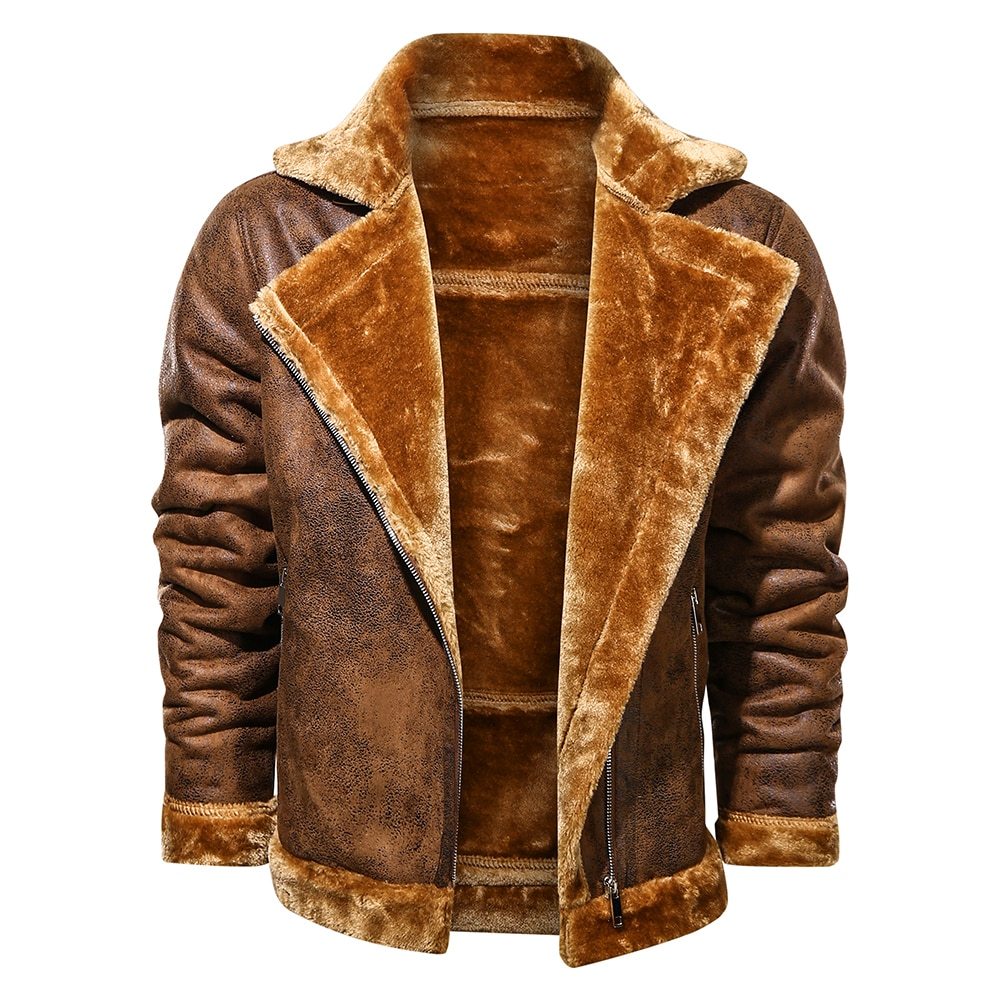 WW | Warme Lederjacke für Männer