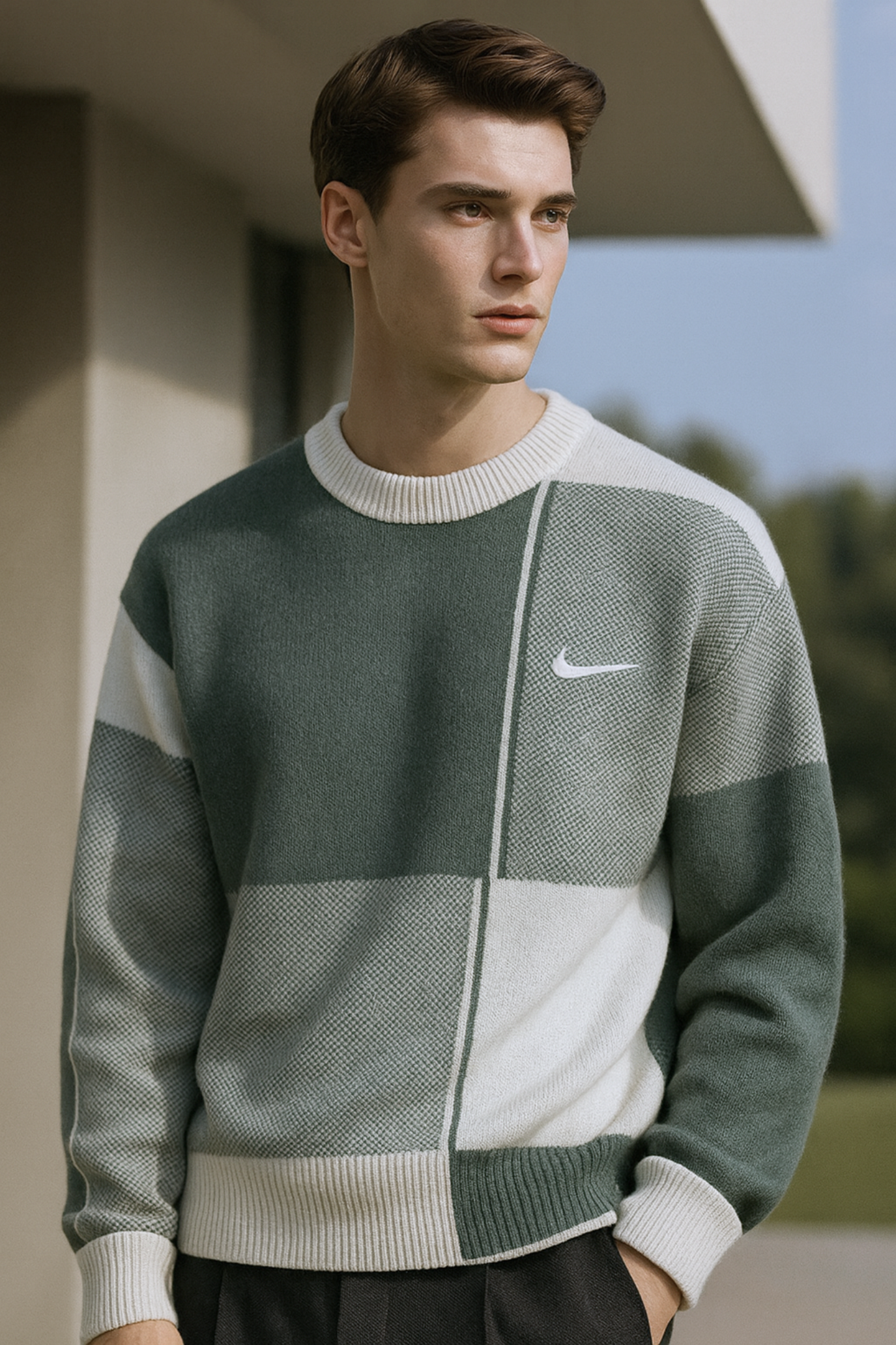 Hans | Karierter Pullover