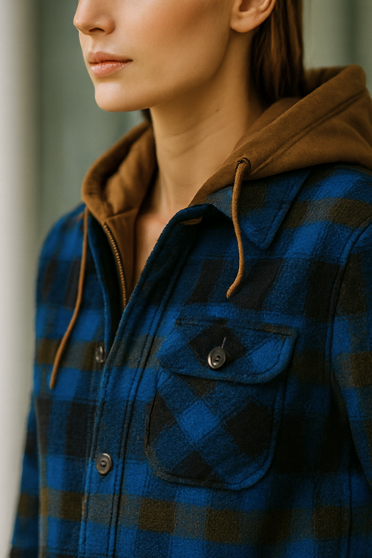 Harper | Patchwork Plaid Jacket