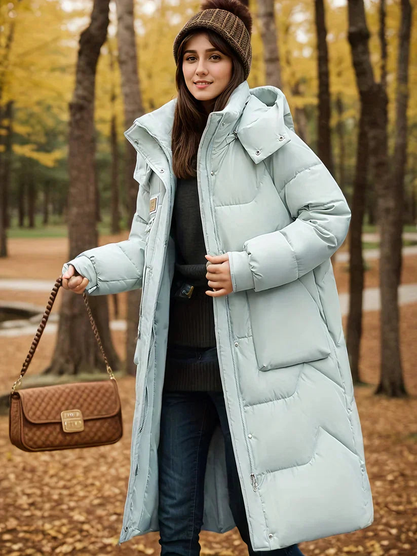 WW | Warm Fleece Parka Winter Jacket with Hood for Women - Perfect for Winter Activities