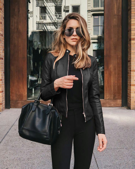 WW | Women's Leather Jacket Winter