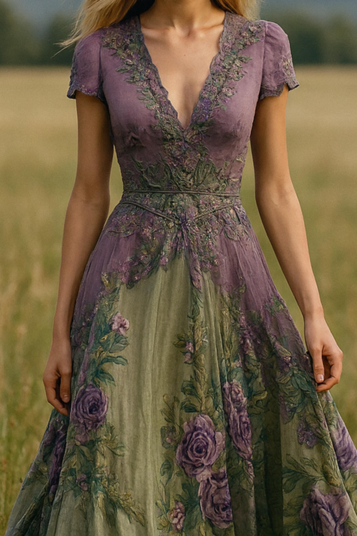 Celeste | Flowing Floral Dress