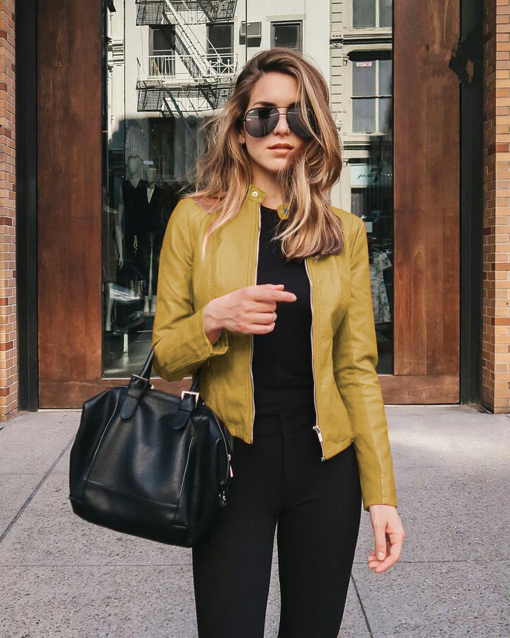 WW | Women's Leather Jacket Winter