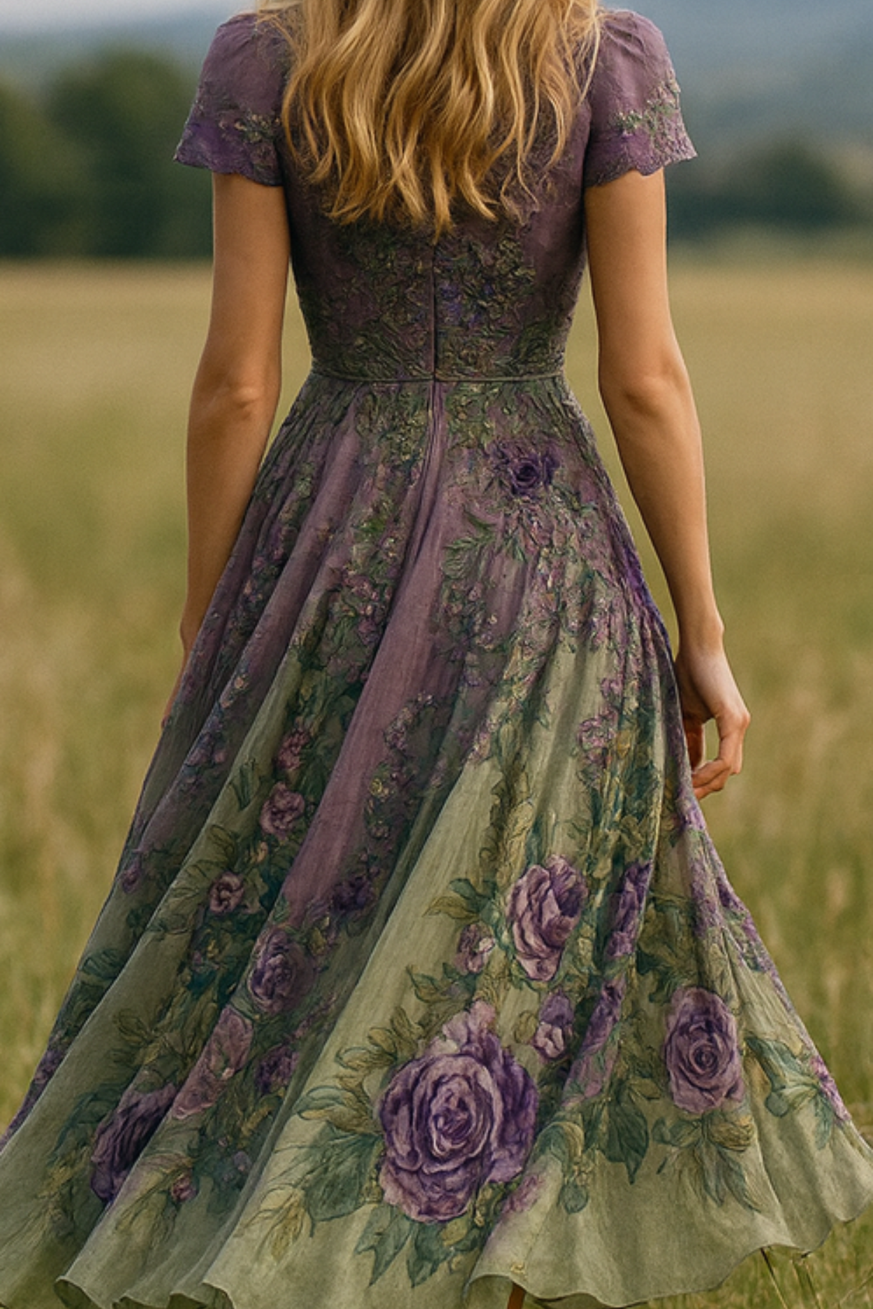 Celeste | Flowing Floral Dress