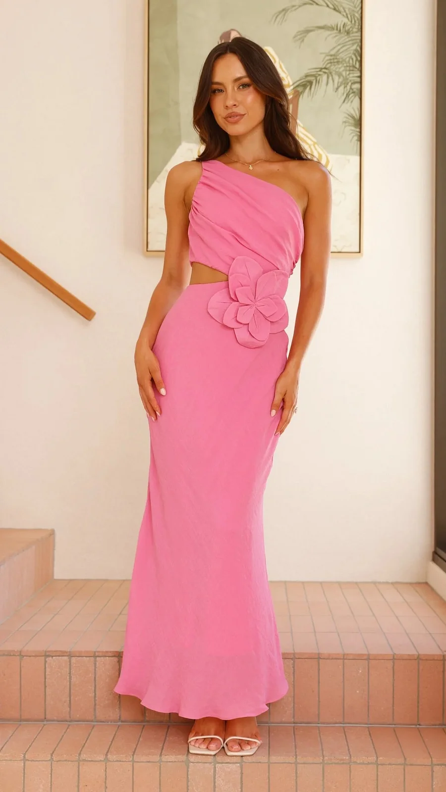 One-Shoulder Sheath Dress