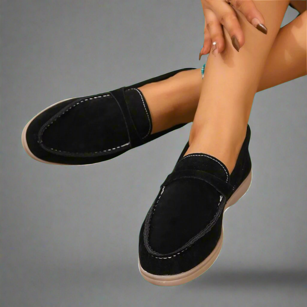 Carina™ | Handmade Elegant Suede Moccasins