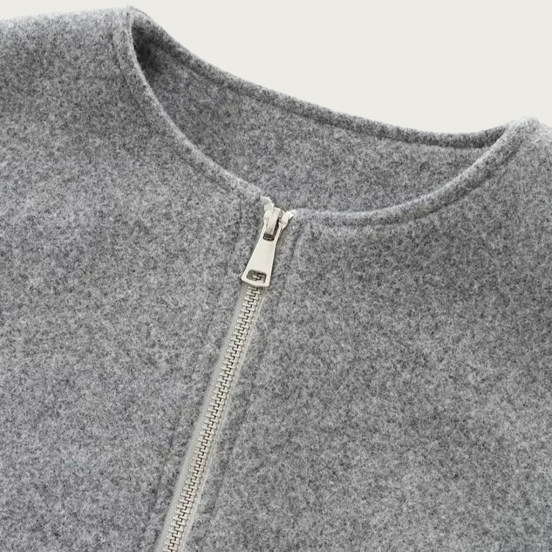 WW | Women's Round Neck Casual Jacket