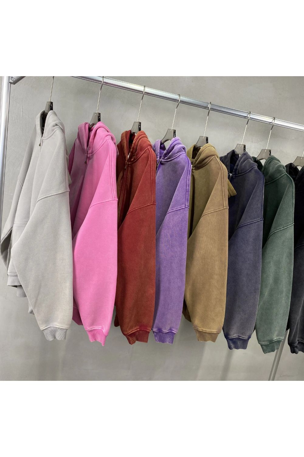 WW | Hooded Sweatshirt Zipper Ribbed Cuffs Comfortable And Warm