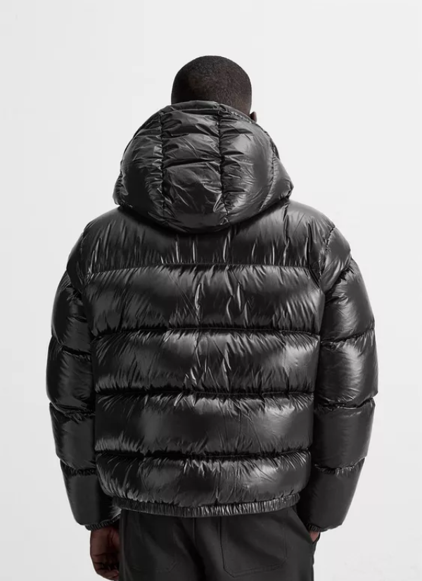 WW | Daunen Pufferjacke - Warm & Leicht - Mit Kapuze & Hohem Kragen - 80% Entendaunenfüllung