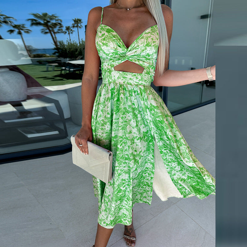 WW | Hohe Schlitze Cocktailkleid