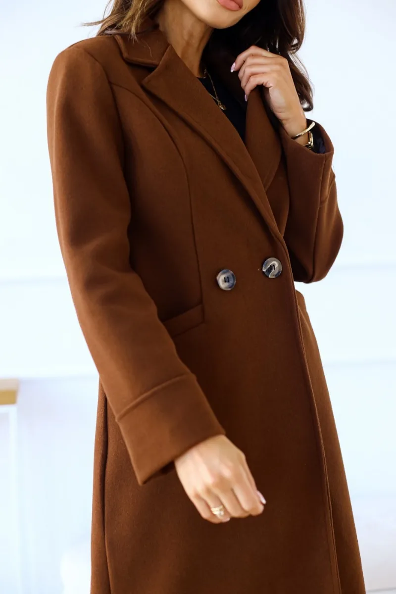 WW | Klassischer Langer Trenchcoat mit