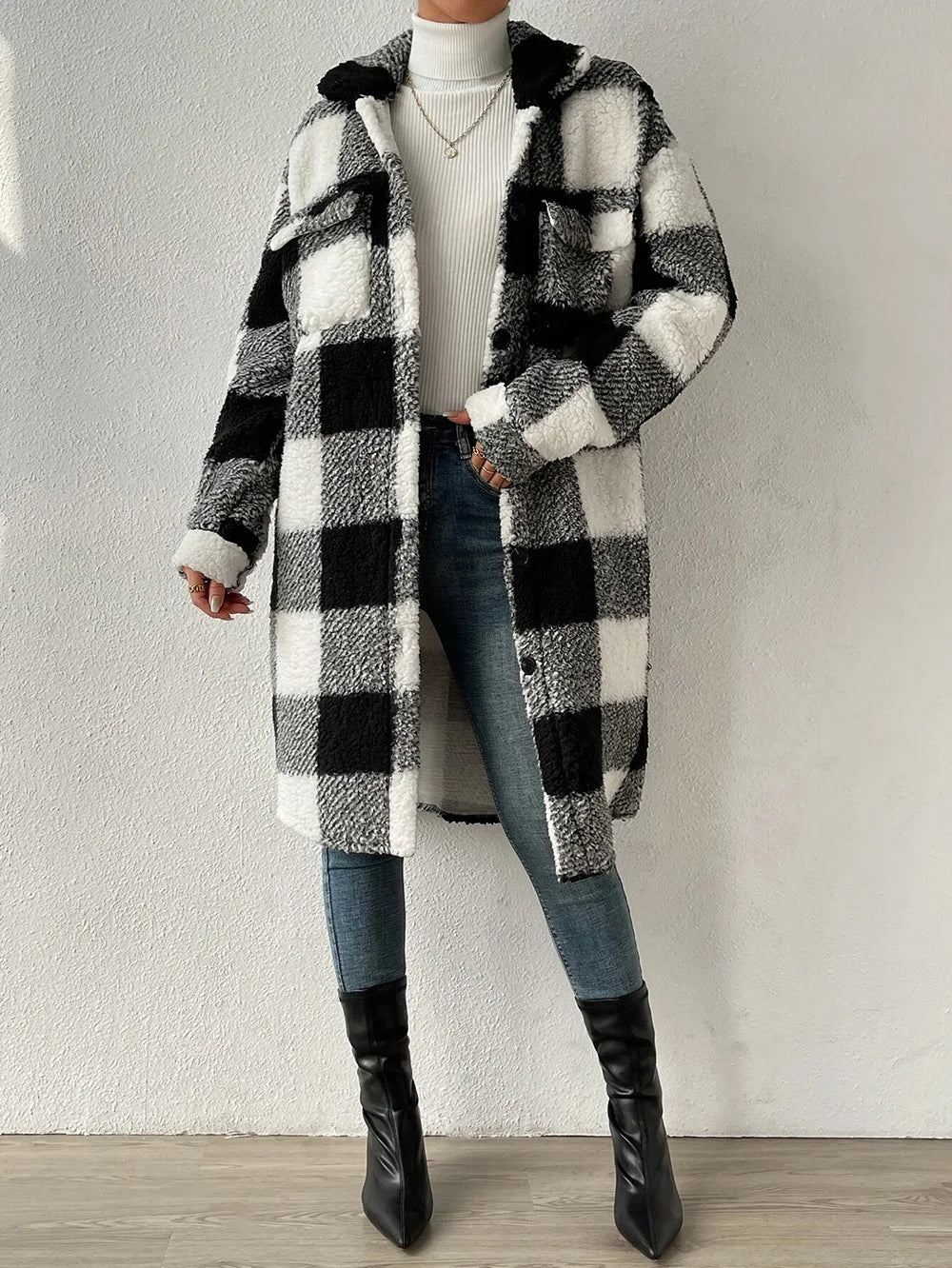 WW | Karierte Sherpa