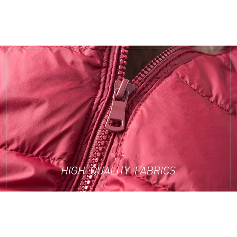 WW | Quilted Jacket Lightweight with Hood Warm Lined Casual Fit