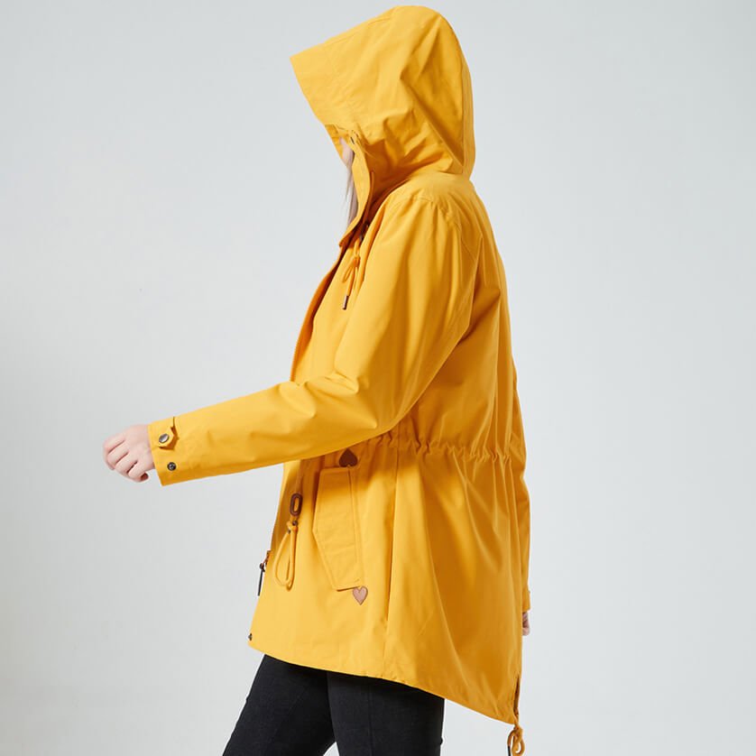 WW | Hooded Rain Jacket - Adjustable Fit - Lightweight Design - Outdoor Essential