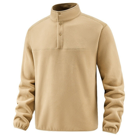 WW | Luxuriöse Fleece-Weste mit Knöpfen für Herren
