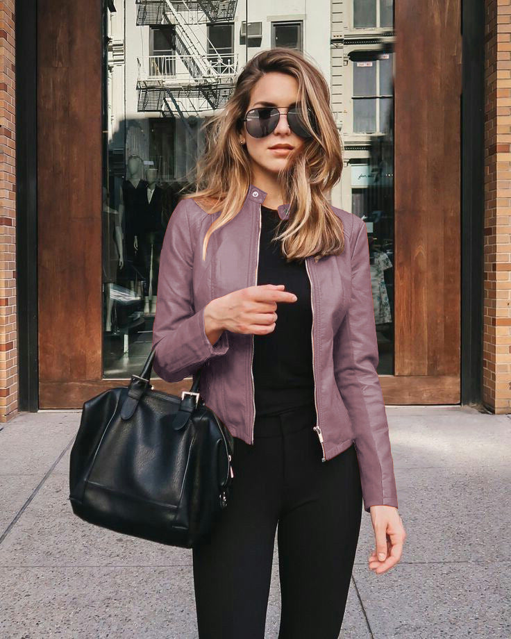 WW | Women's Leather Jacket Winter