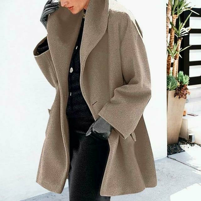 WW | Loose jacket in a solid color