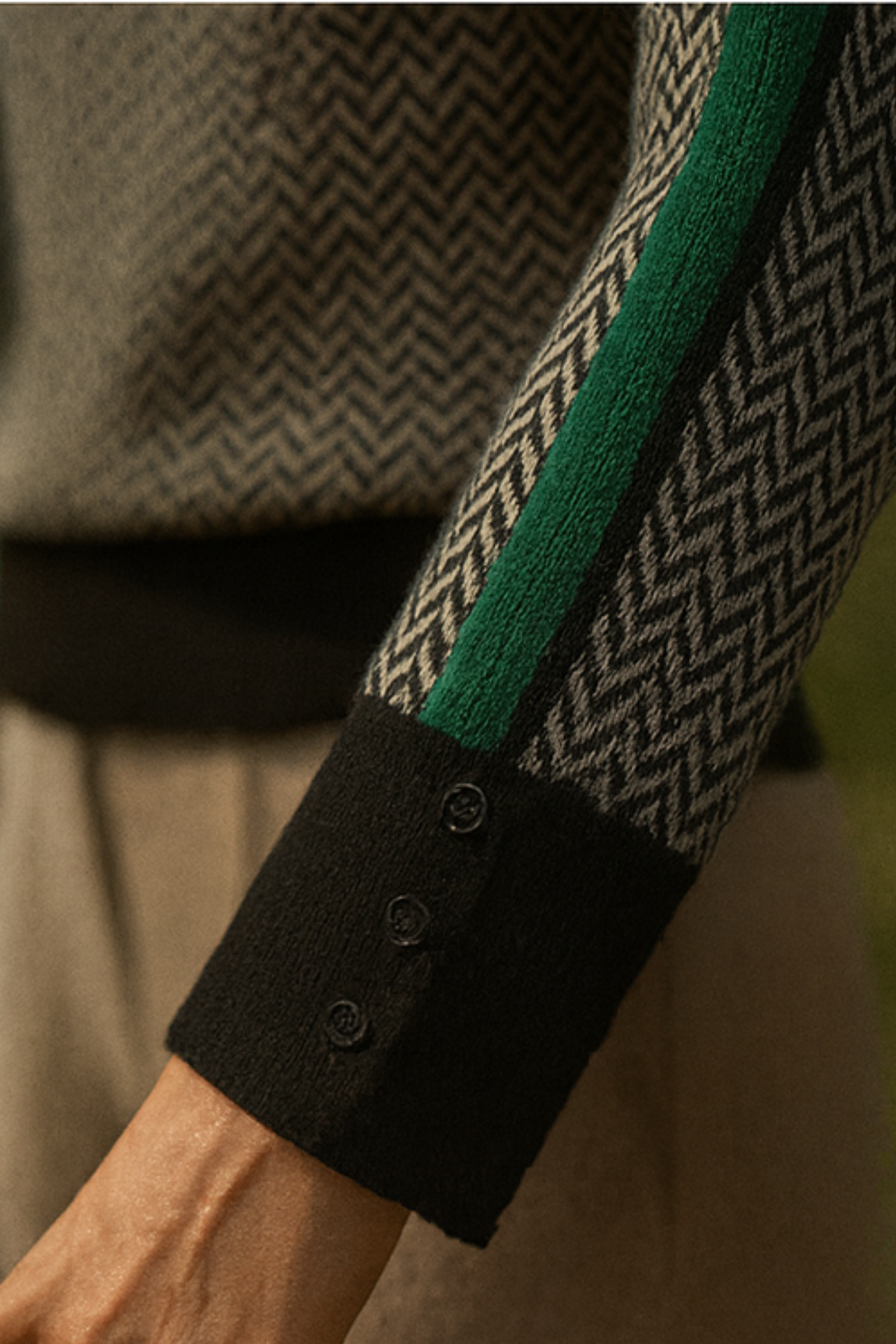 Marilou | Sweater with contrast stripes