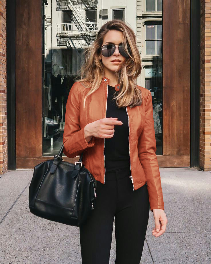 WW | Women's Leather Jacket Winter