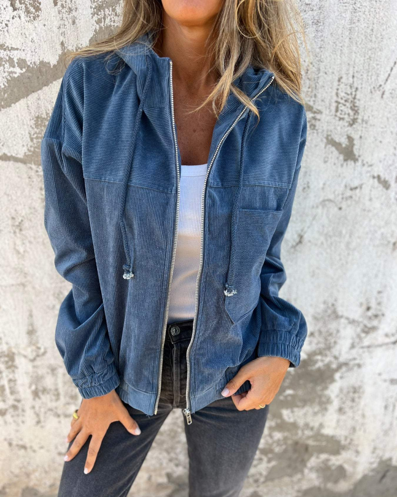 WW | Corduroy Hooded Jacket