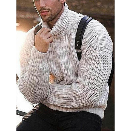 WW | Warmer Strickpullover mit Rollkragen für Herren