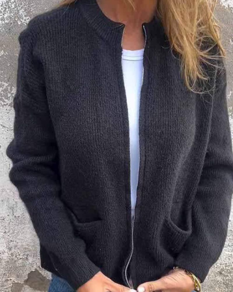 WW | Single-layer jacket with classic zip design
