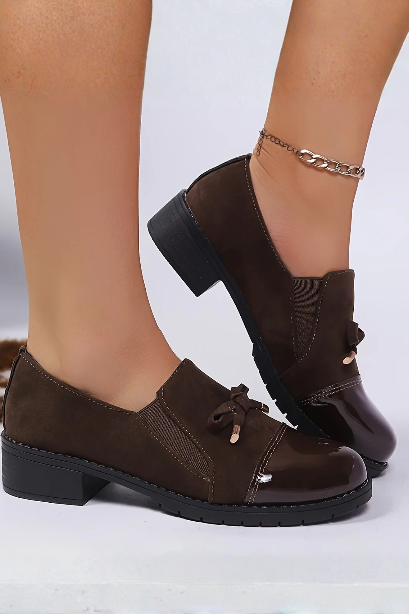 Beth | Slip-On Loafers with Bow
