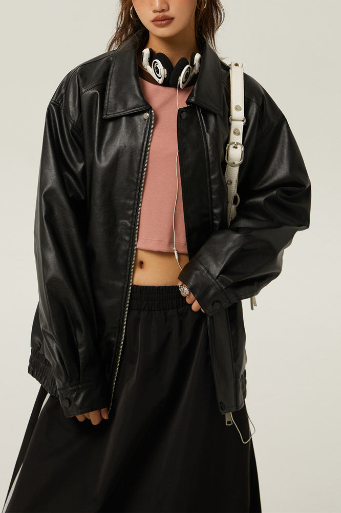 WW | Lockere Passform Moto-Jacke