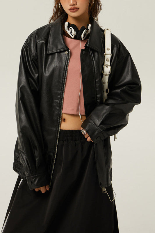 WW | Relaxed Fit Moto Jacket
