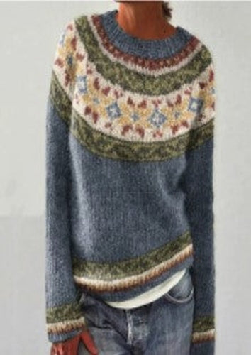 WW | Chic Patterned Knit Sweater
