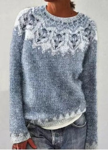 WW | Chic Patterned Knit Sweater