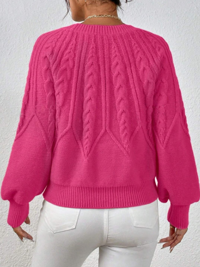 WW | Kabelstrickpullover