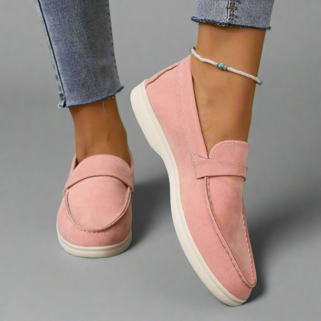 Carina™ | Handmade Elegant Suede Moccasins