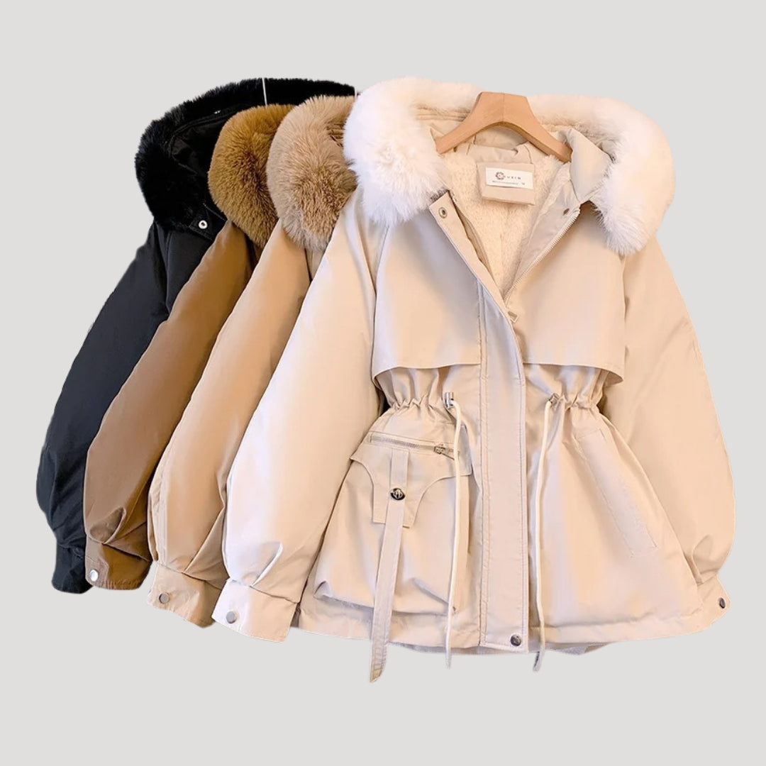 WW | Women's Winter Parka Coat with Faux Fur Hood