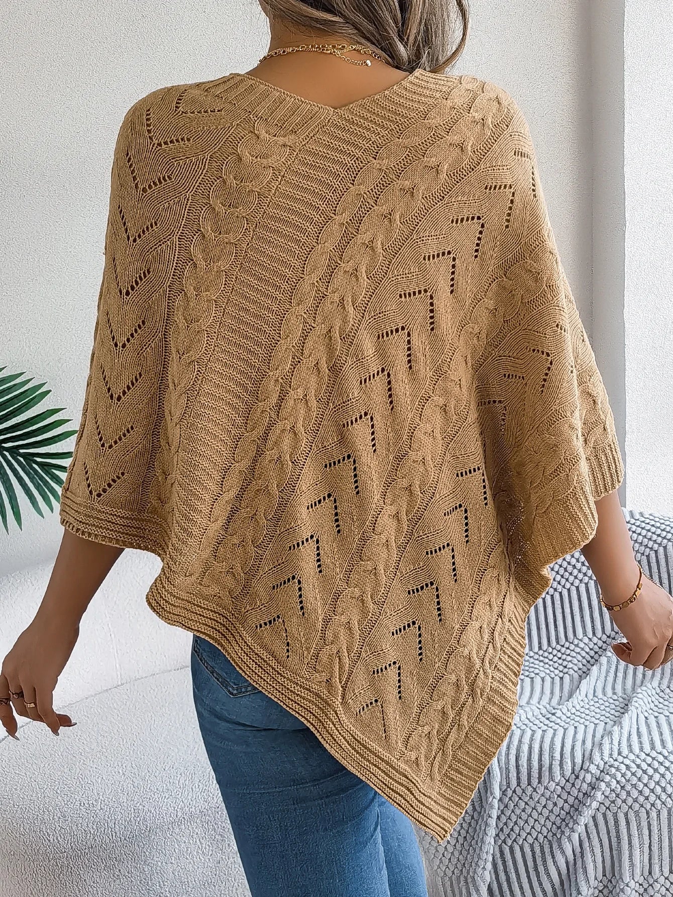 WW | Strickpullover Poncho