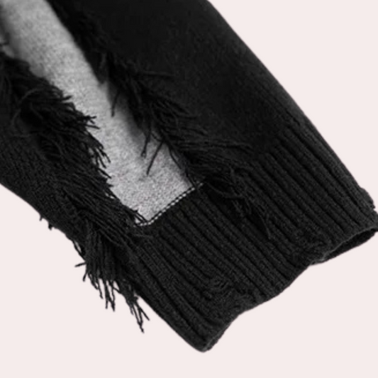 WW | Herrenstrickjacke in Schwarz