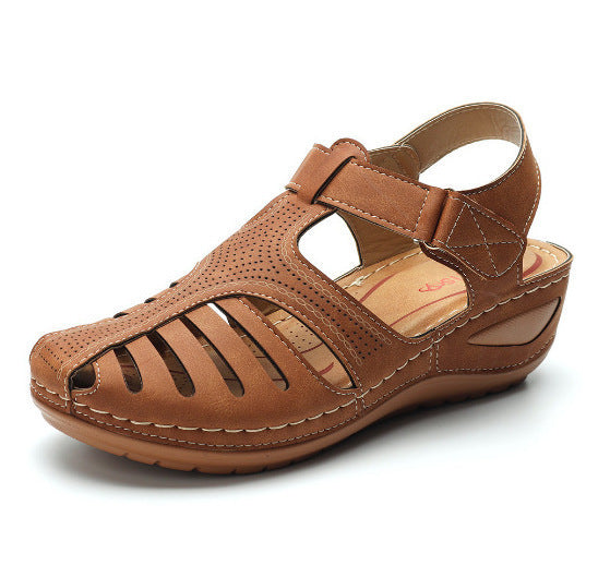Mira | Comfortable Orthopedic Cut-Out Wedge Sandal