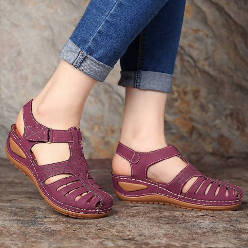 Mira | Comfortable Orthopedic Cut-Out Wedge Sandal