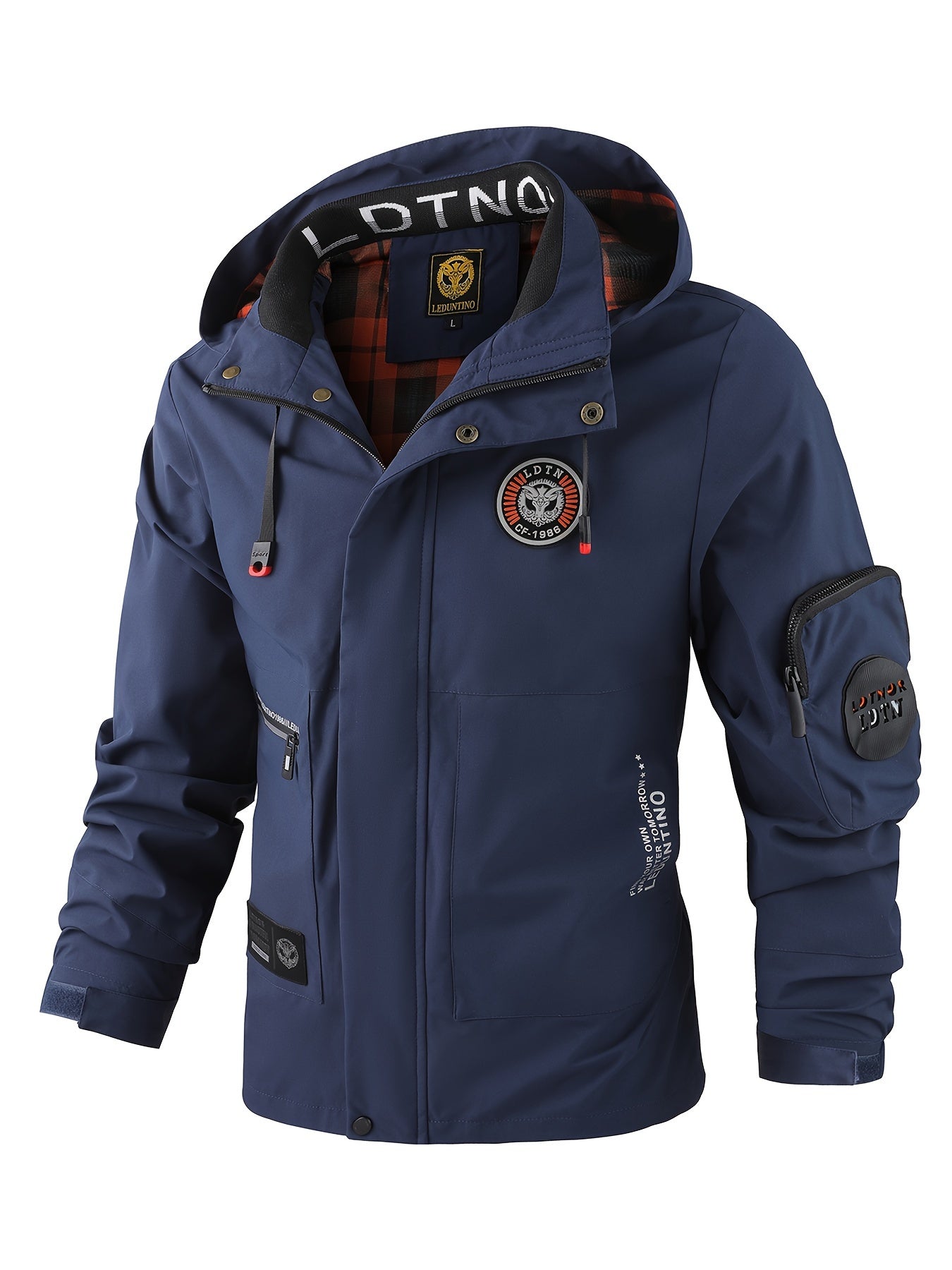 WW | Thick Long Sleeve Lapel Collar Winter Jacket for Men - Perfect for Outdoor Activities