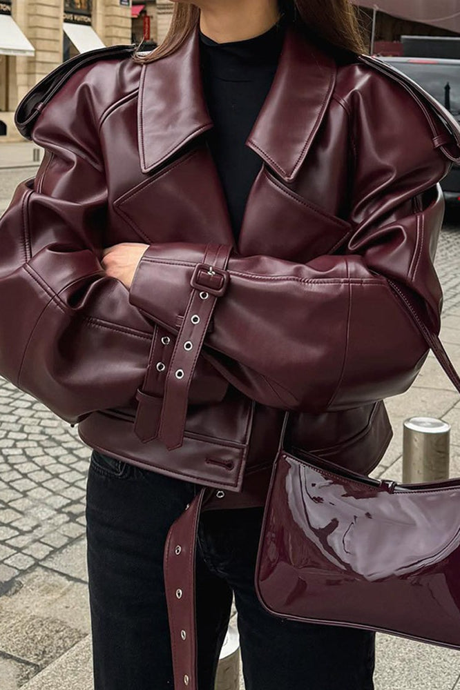 WW | PU Leder Motorradjacke