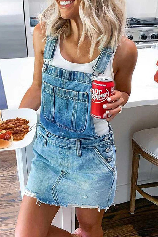 WW | Fashion Street Patchwork Spaghetti-Träger Kleider - 4 Farben