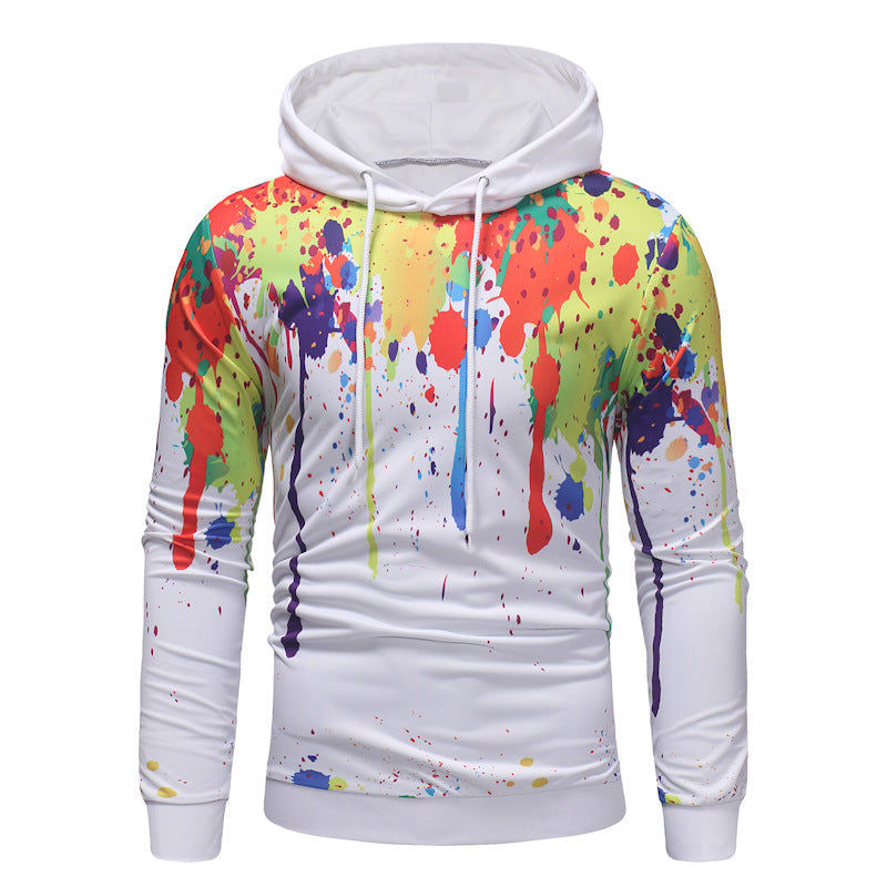 WW | Kreativ bedruckter Hoodie für Herren