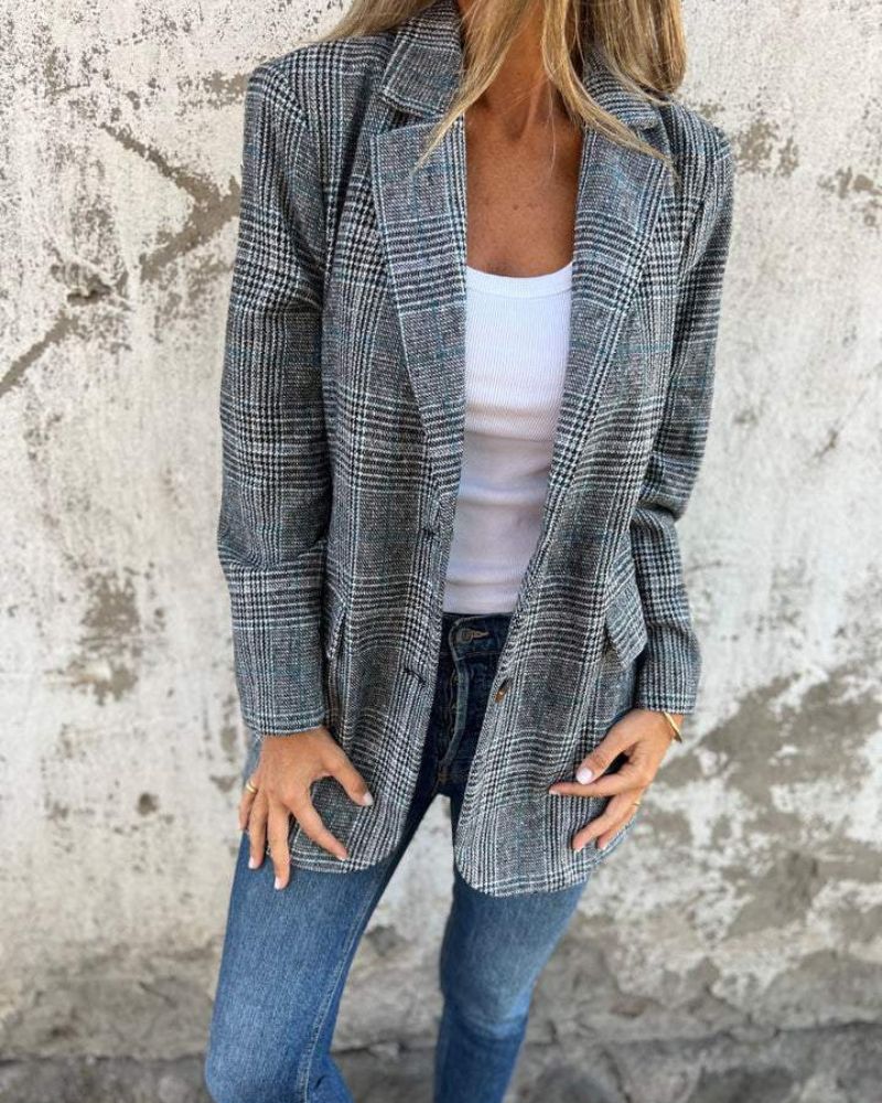WW | Classic Plaid Blue Jacket