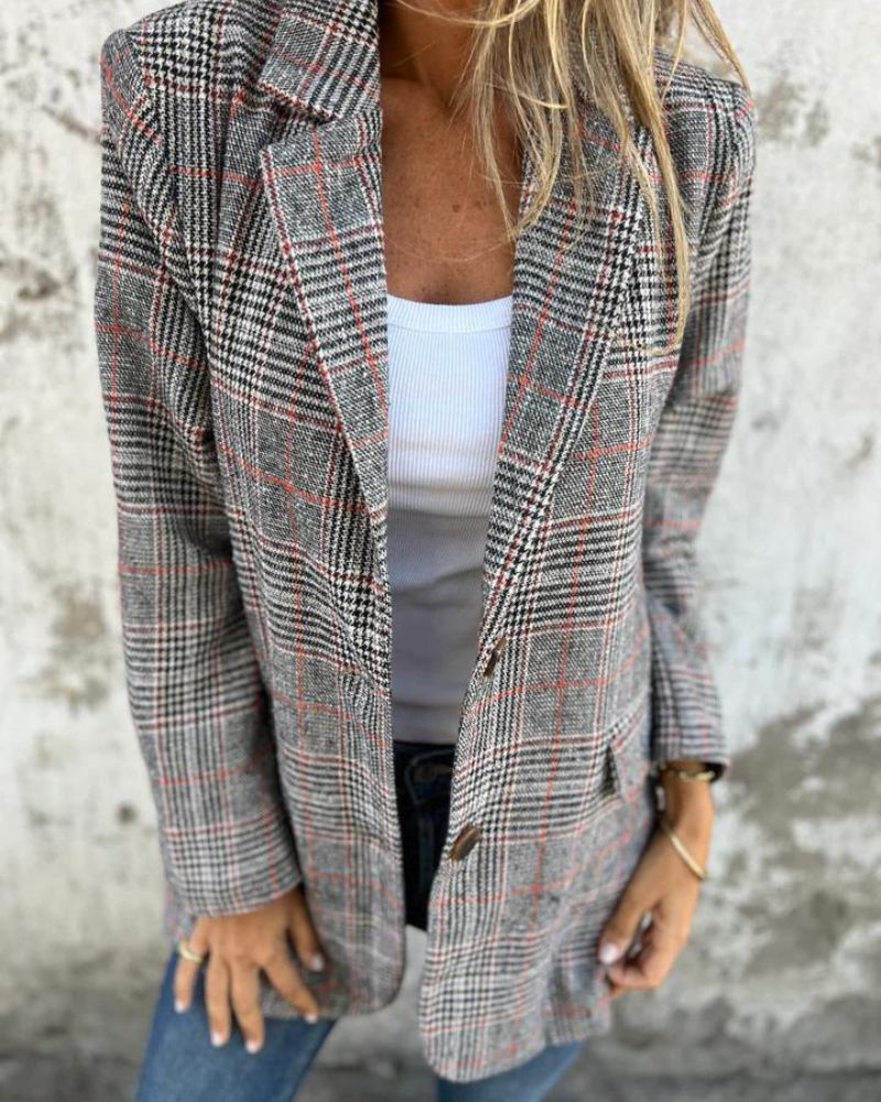 WW | Classic Plaid Blue Jacket
