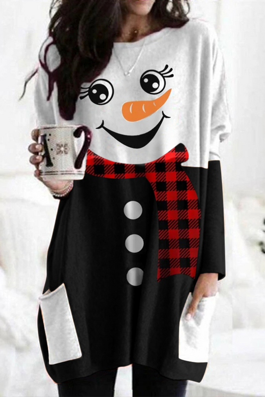 WW | Weihnachten Tag Casual Party Patchwork Druck Wapiti Kostüme (6 Farben)