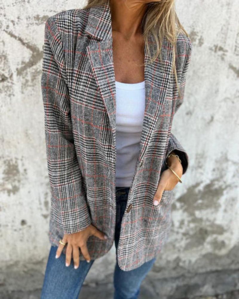 WW | Classic Plaid Blue Jacket