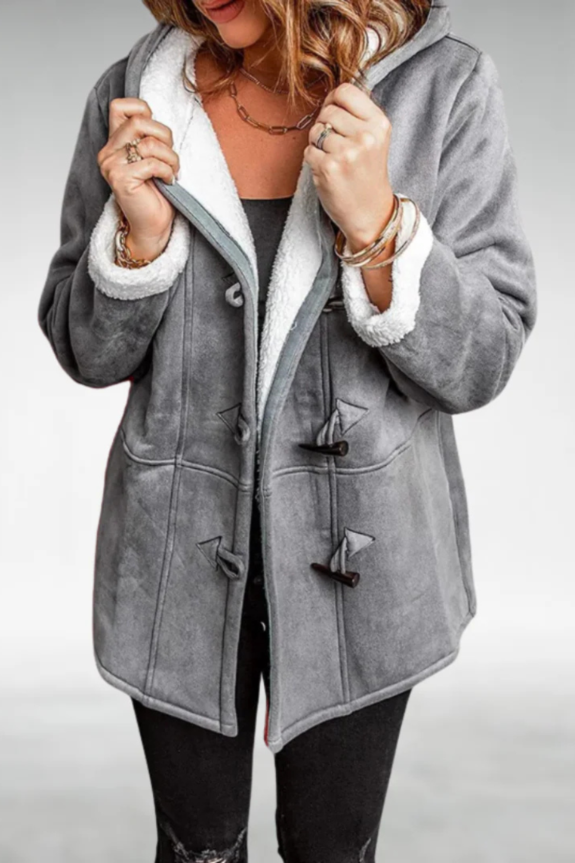Serena Classic Fleece Jacket - Grey