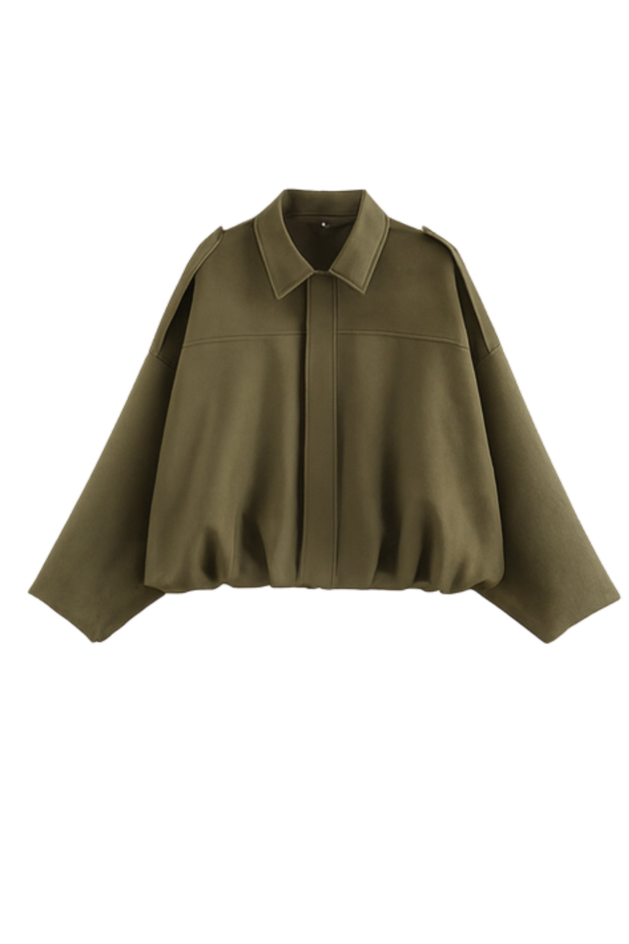 Nala Vintage Oversized Jacket - Green