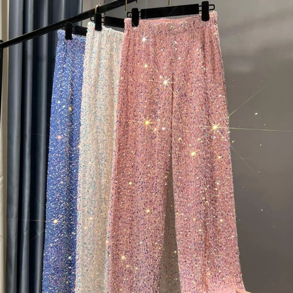 WW | Weite Sonnenhose mit Pailletten